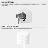 pidan Igloo Cat Litter Box Dome Litter Box Extra Large Igloo Litter Box Dog Proof Kitty Litter Box Furniture with Modern Minimalist Design, Litter Box Furniture Dot Design Award 2016